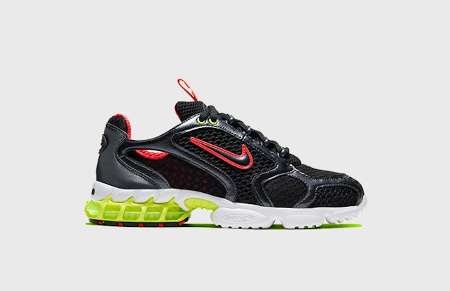 Nike Zoom Spiridon Caged 2 (Black/Red/Volt)
