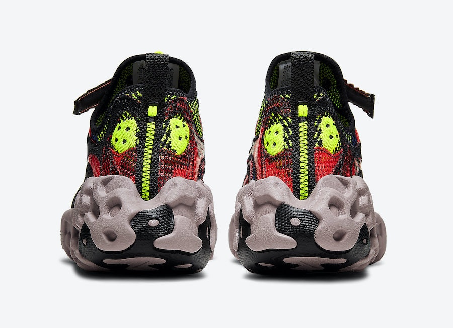 Nike ISPA OverReact FlyKnit (Crimson/Volt)