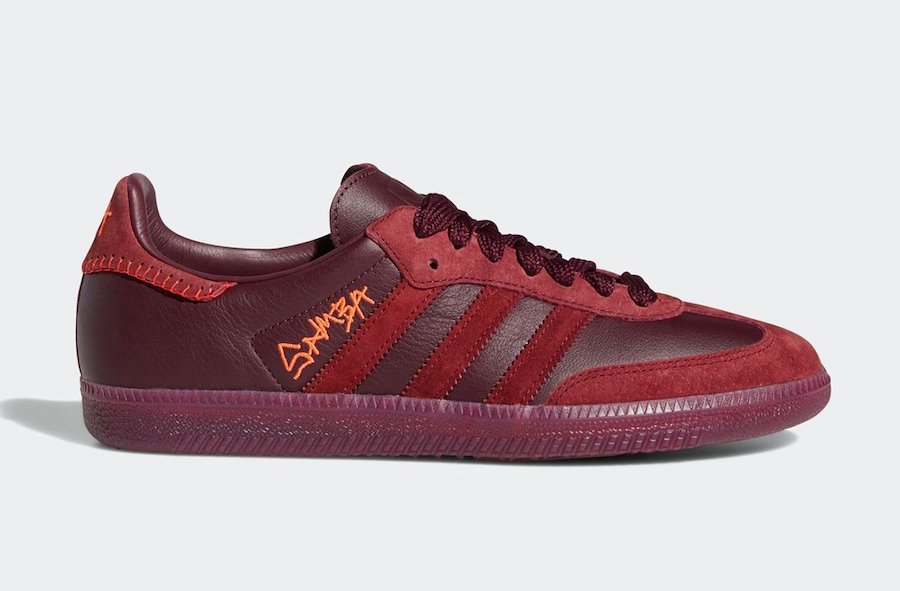 Adidas samba red sale