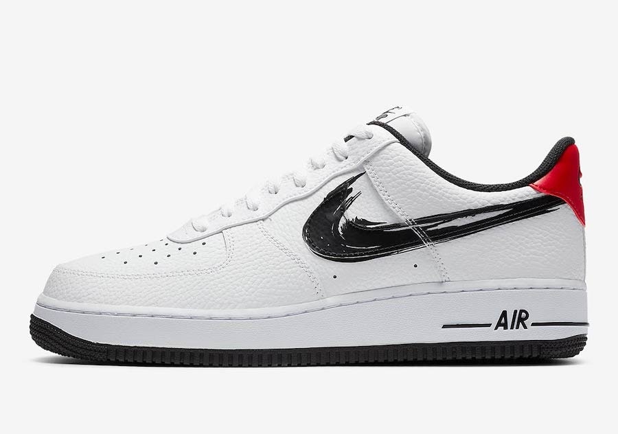 Nike Air Force 1 Low “Brushstroke Swoosh” (White)