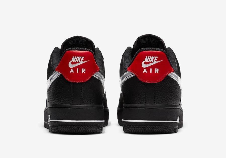 Nike Air Force 1 Low “Brushstroke Swoosh” (Black)