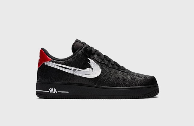 Nike Air Force 1 Low “Brushstroke Swoosh” (Black)