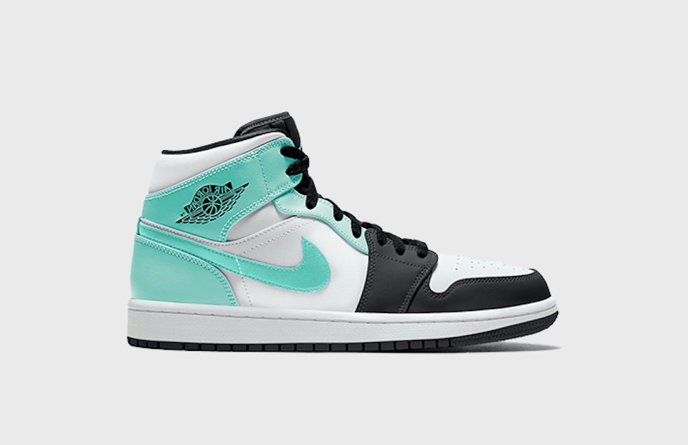 island green jordan 1 mid