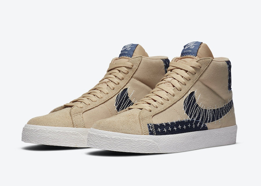 Nike SB Blazer Mid “Sashiko Sesame”