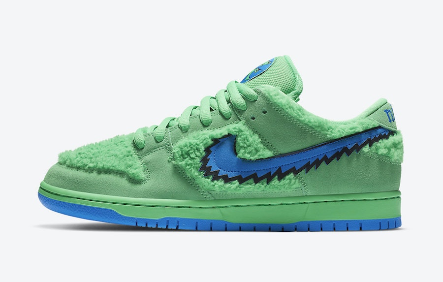 Grateful Dead x Nike SB Dunk Low "Green Bear"