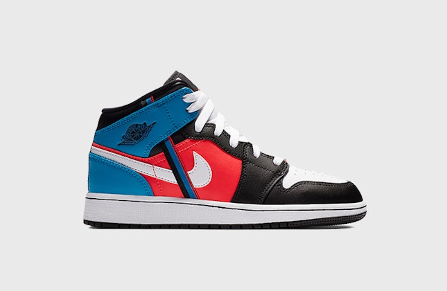 Air Jordan 1 Mid (Blue/Red/White) Air Jordan 1 Mid (Blue/Red/White)