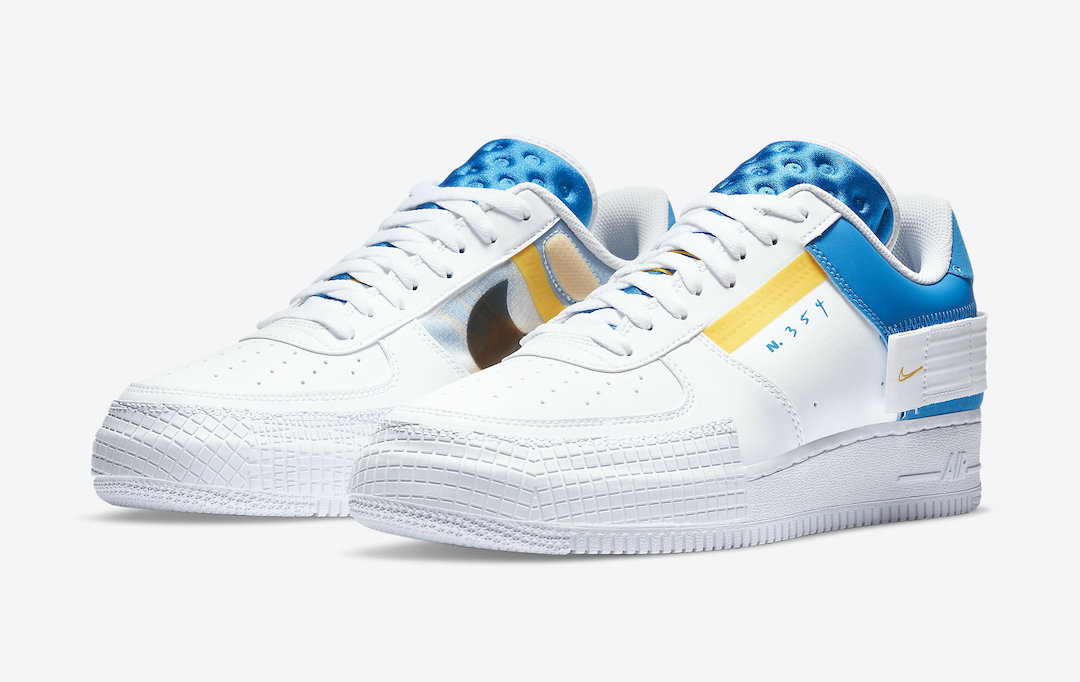 blue and gold air force 1