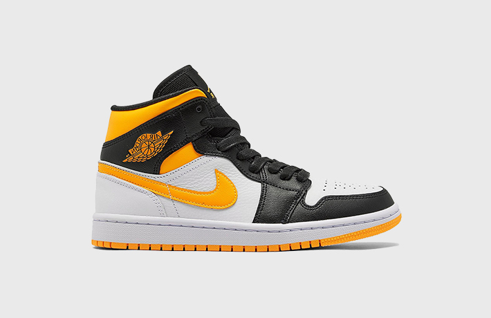 Black yellow and white air jordans outlet