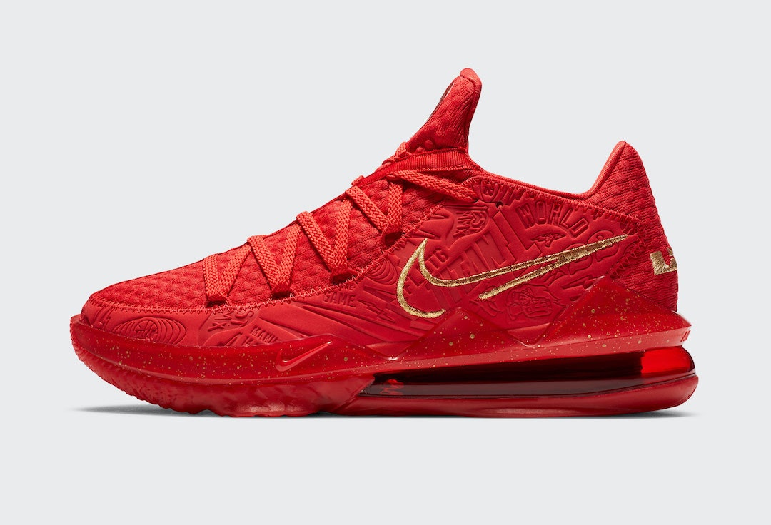 Nike Lebron 17 Low PH "University Red"