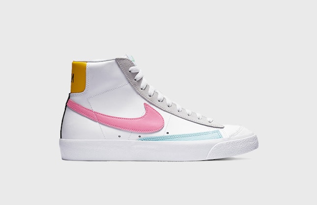 Nike Blazer Mid Vntg '77 (White/Aqua/Pink)