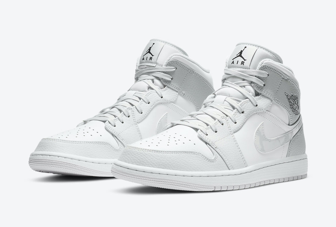 nike air jordan 1 mid grey camo