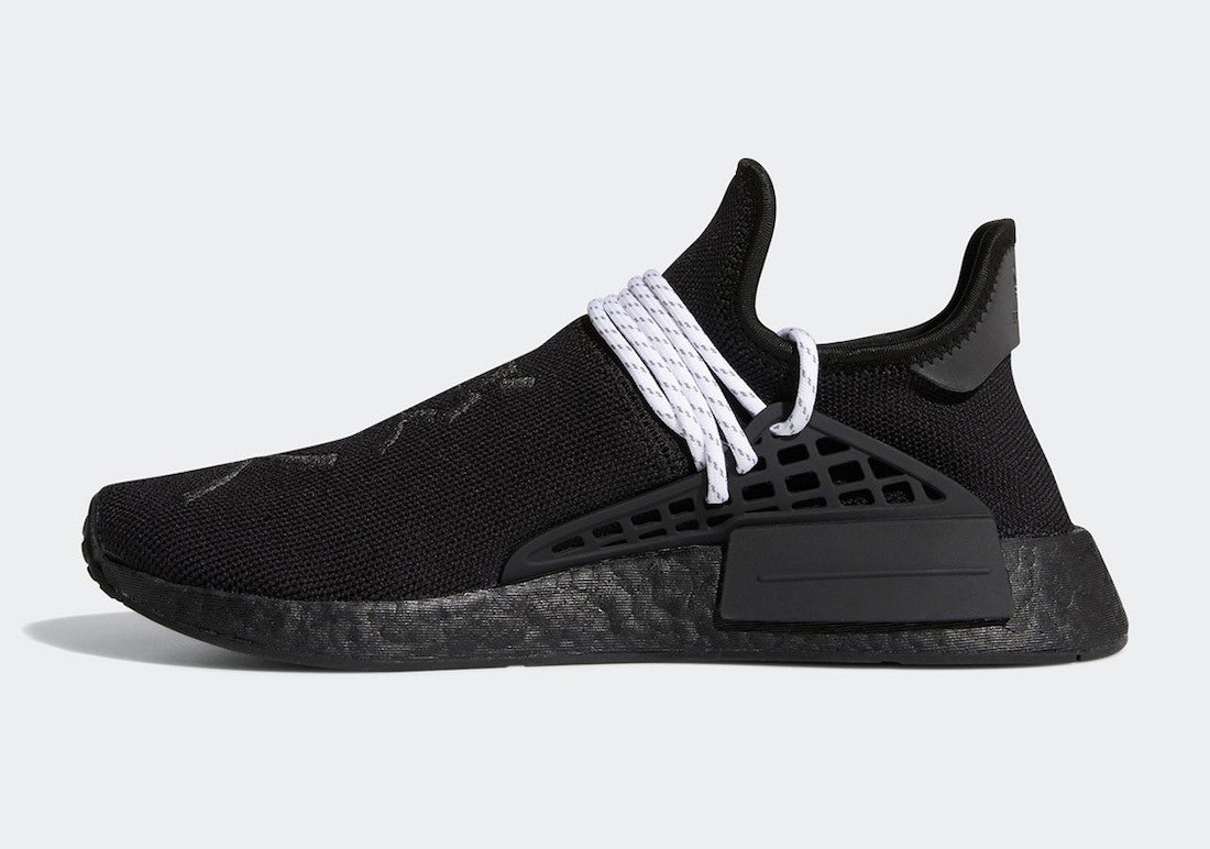 Pharrell Williams x adidas NMD HU "Core Black"