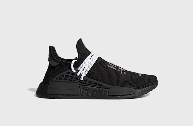 Pharrell Williams x adidas NMD HU "Core Black"