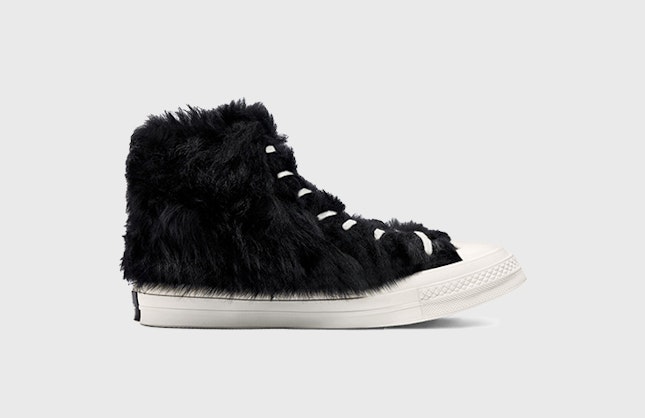 Ambush x Converse Chuck 70 Fuzzy High Top (Black)