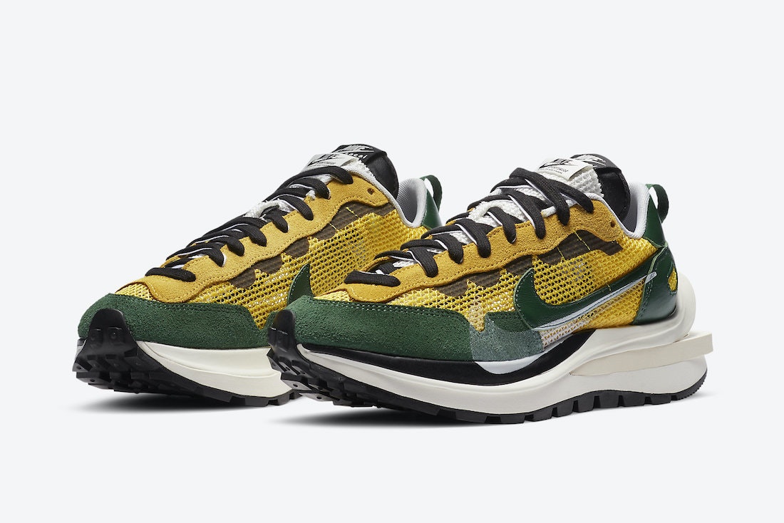 Sacai x Nike VaporWaffle "Tour Yellow"