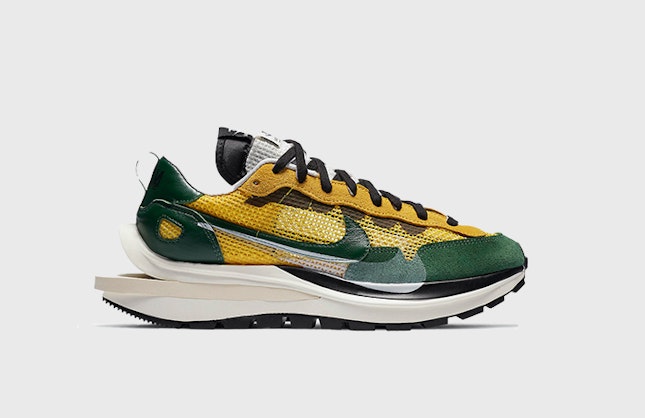 Sacai x Nike VaporWaffle "Tour Yellow"