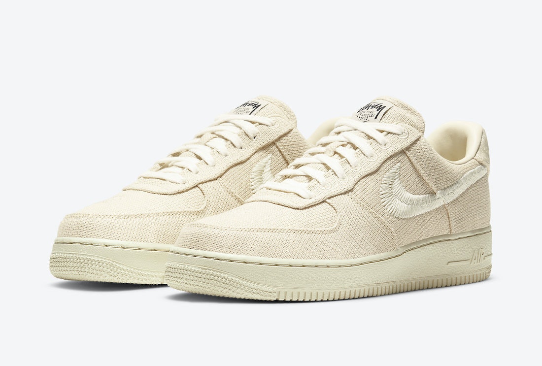 Stüssy x Nike Air Force 1 Low "Fossil Stone"