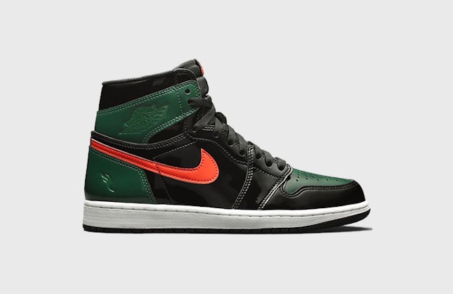 SoleFly x Air Jordan 1 High Retro "Art Basel Black"