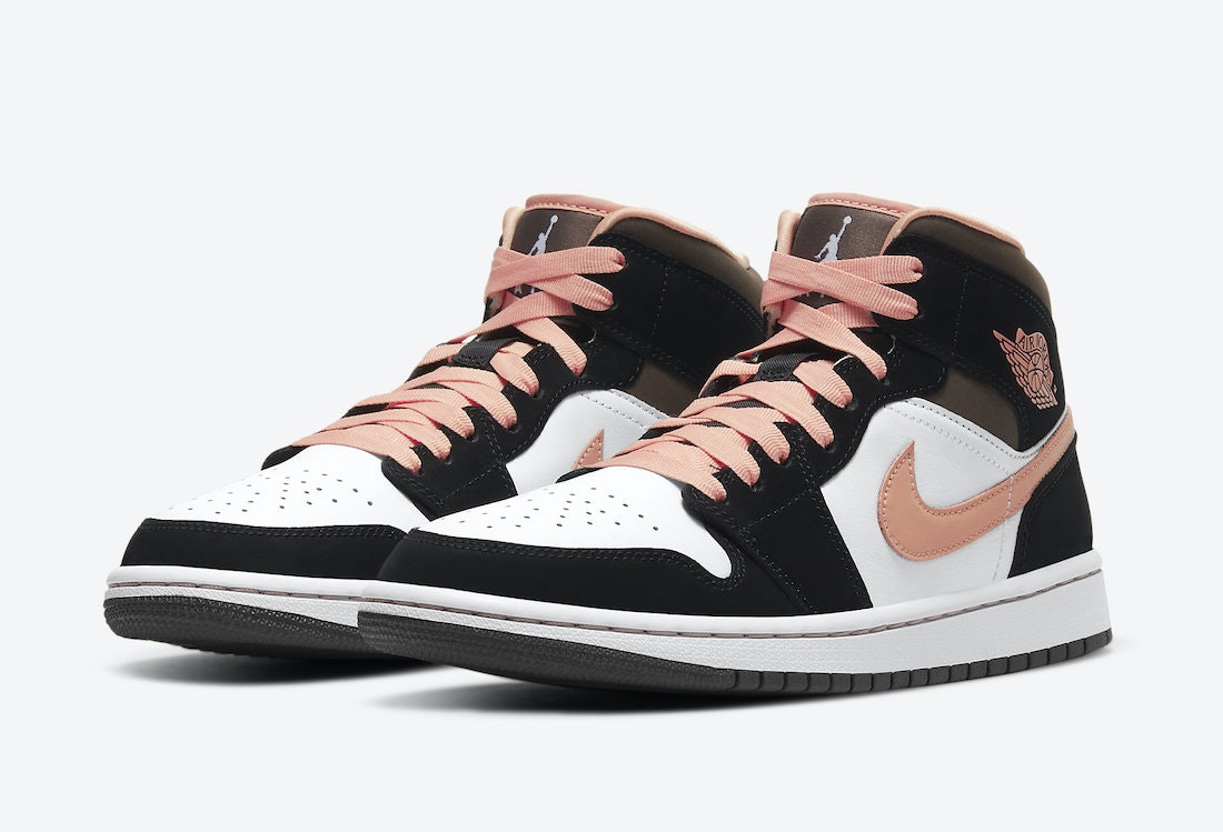 Air Jordan 1 Mid Mixes Peach Kaufen Dh0210 100 Heat Mvmnt