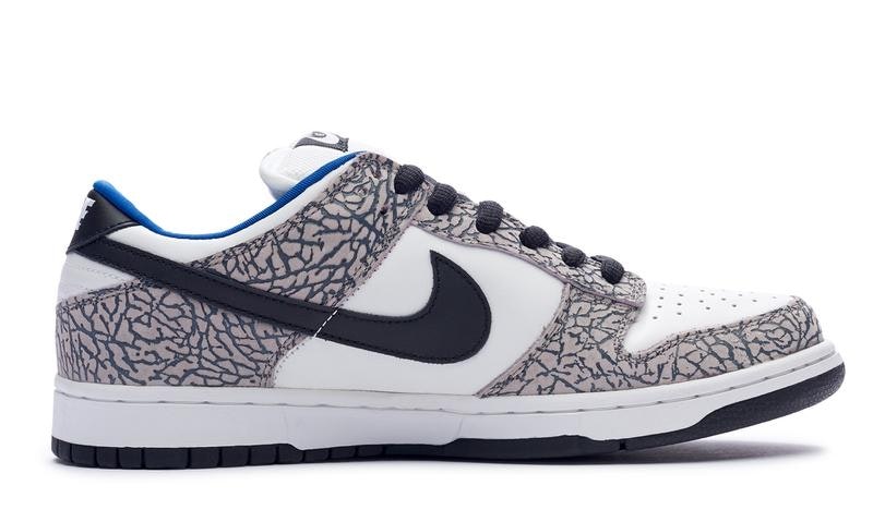 Supreme x Nike SB Dunk Low "White Cement"