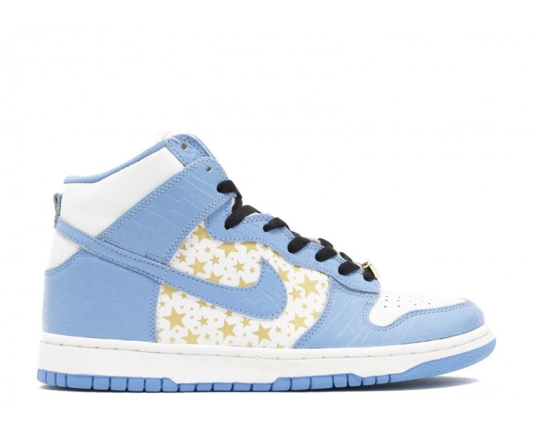 Supreme x Nike SB Dunk High Pro "Blue Stars"