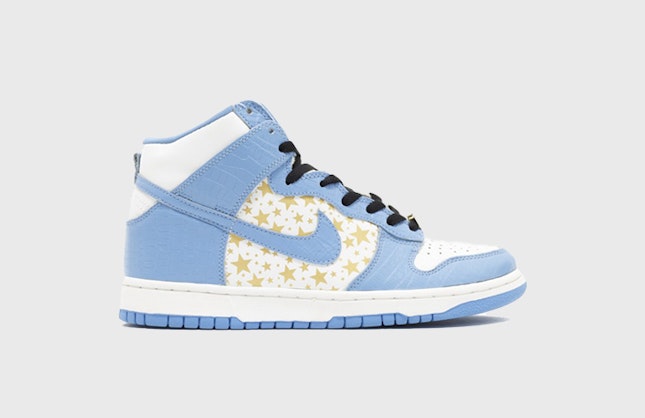 Supreme x Nike SB Dunk High Pro "Blue Stars"