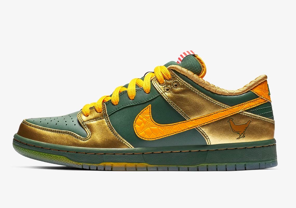 Doernbecher x Nike SB Dunk Low "Metallic Gold"