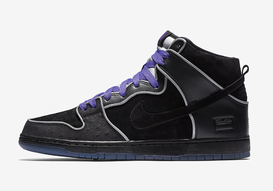 Nike SB Dunk High "Black Purple"