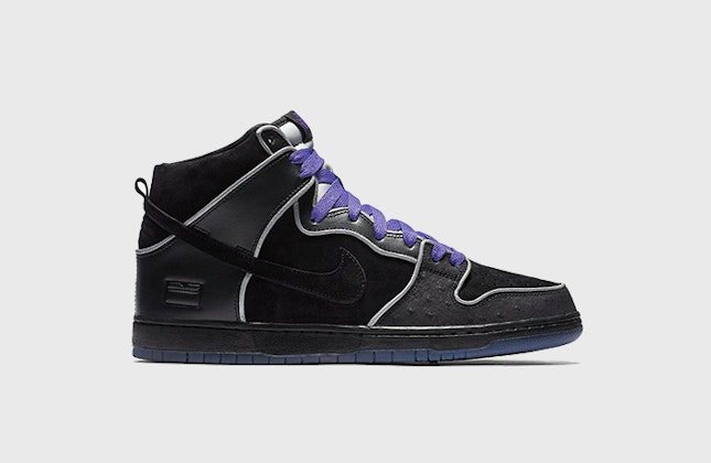 Nike SB Dunk High "Black Purple"