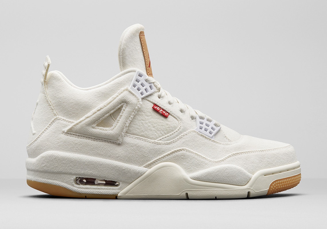 Levi's x Air Jordan 4 Retro "Sail White"