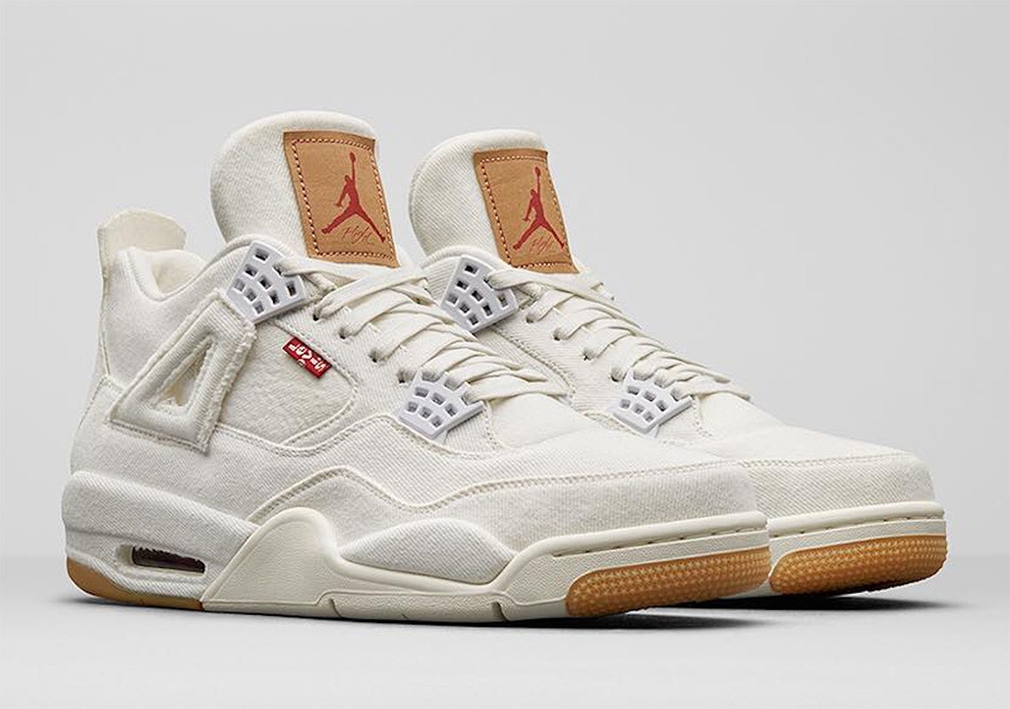 Levi's x Air Jordan 4 Retro "Sail White"