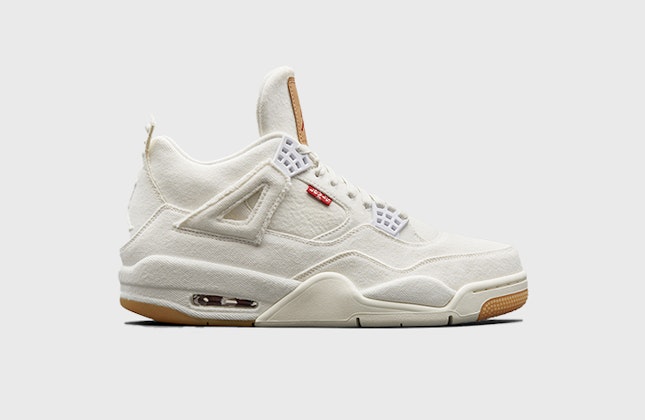 Levi's x Air Jordan 4 Retro "Sail White"