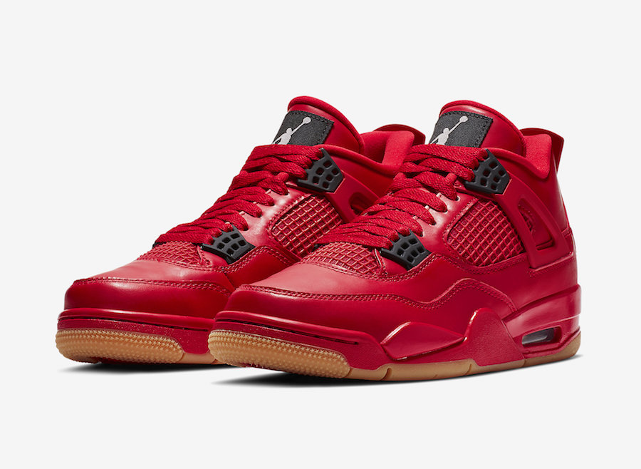 All red jordan 4 release date top