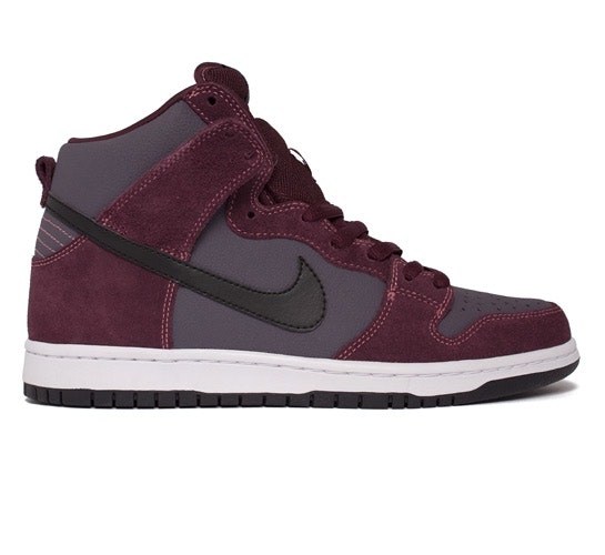 Nike SB Dunk High "Deep Burgundy Gridiron"