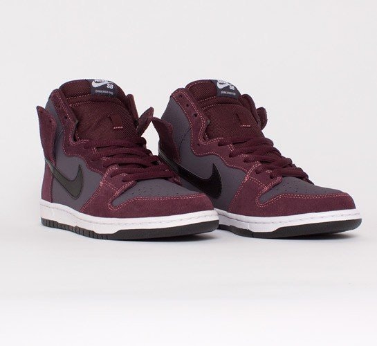 Nike SB Dunk High "Deep Burgundy Gridiron"