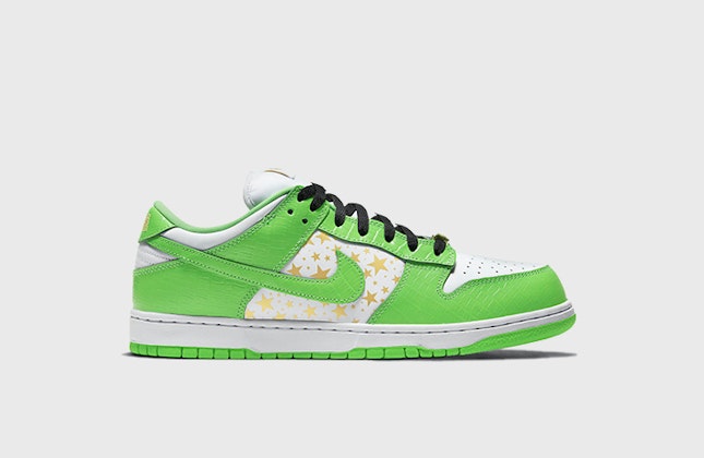 Supreme x Nike SB Dunk Low "Mean Green"