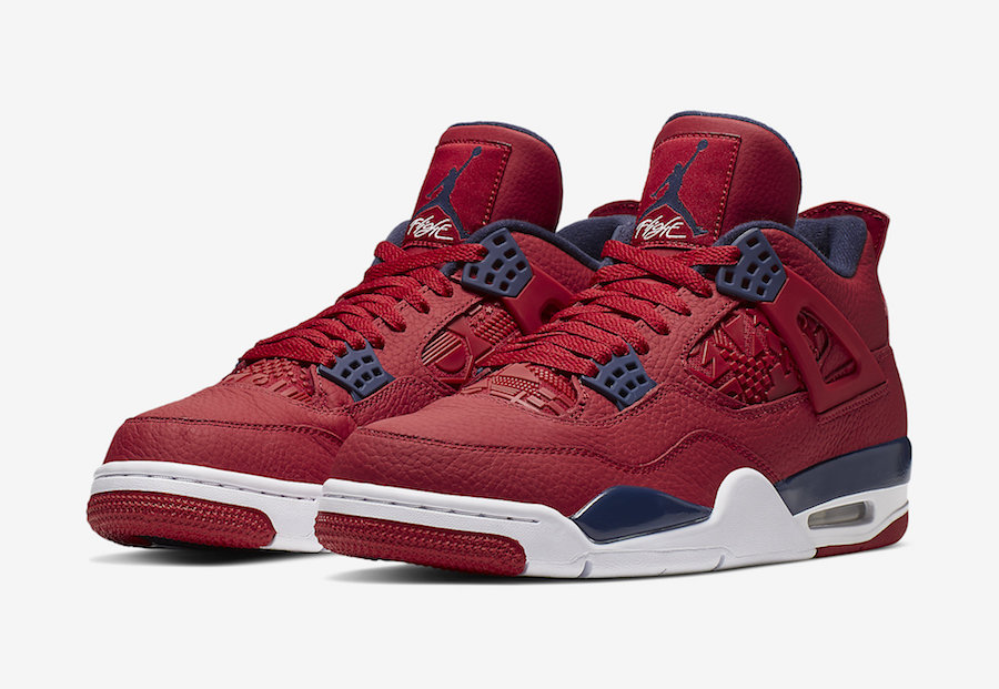 red blue jordan 4