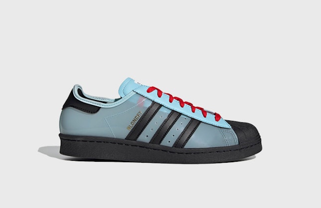 Blondey x adidas Superstar "Icey Blue"
