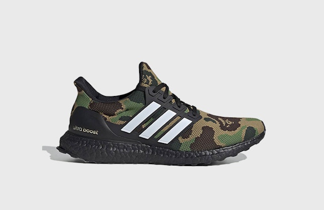 BAPE x adidas Ultra Boost "Superbowl" (Green Camo)