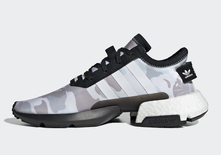 BAPE x Neighborhood x adidas POD S3.1 "Black Camo"