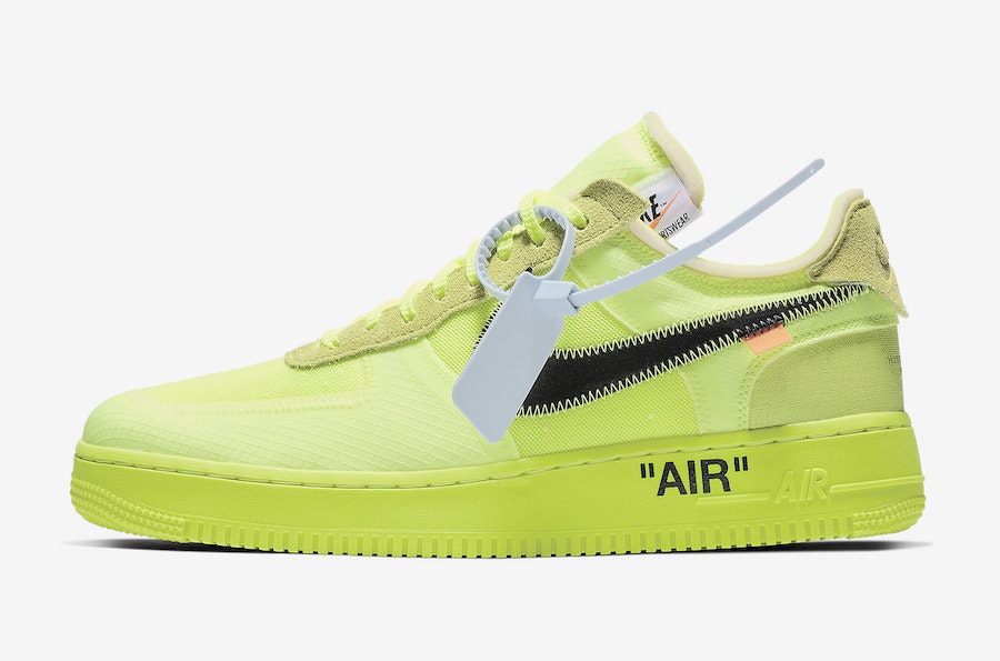 Off-White x Nike Air Force 1 Low "Volt"