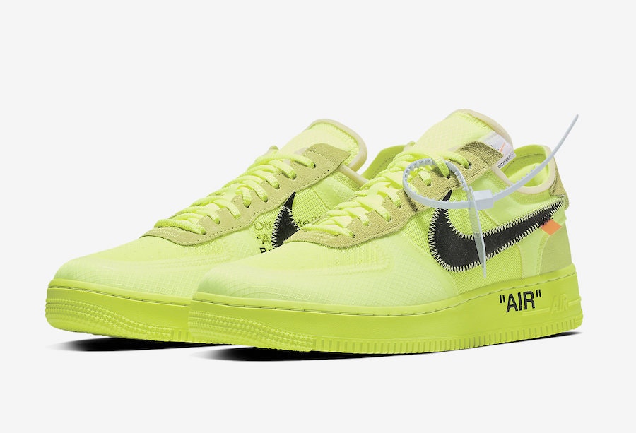 Off-White x Nike Air Force 1 Low "Volt"