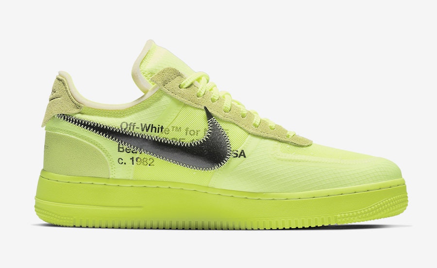 Off-White x Nike Air Force 1 Low "Volt"