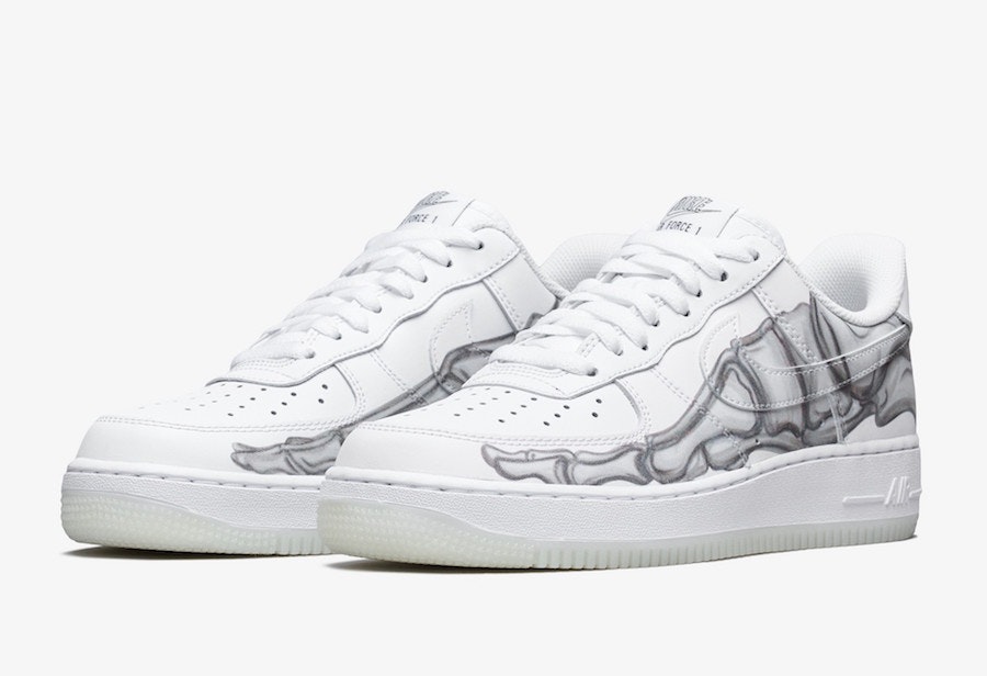 Nike Air Force 1 Low QS "Skeleton" (White)