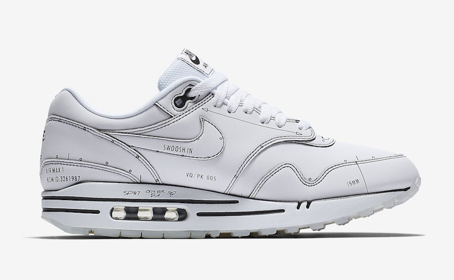 Nike Air Max 1 "Sketch to Shelf" (White)