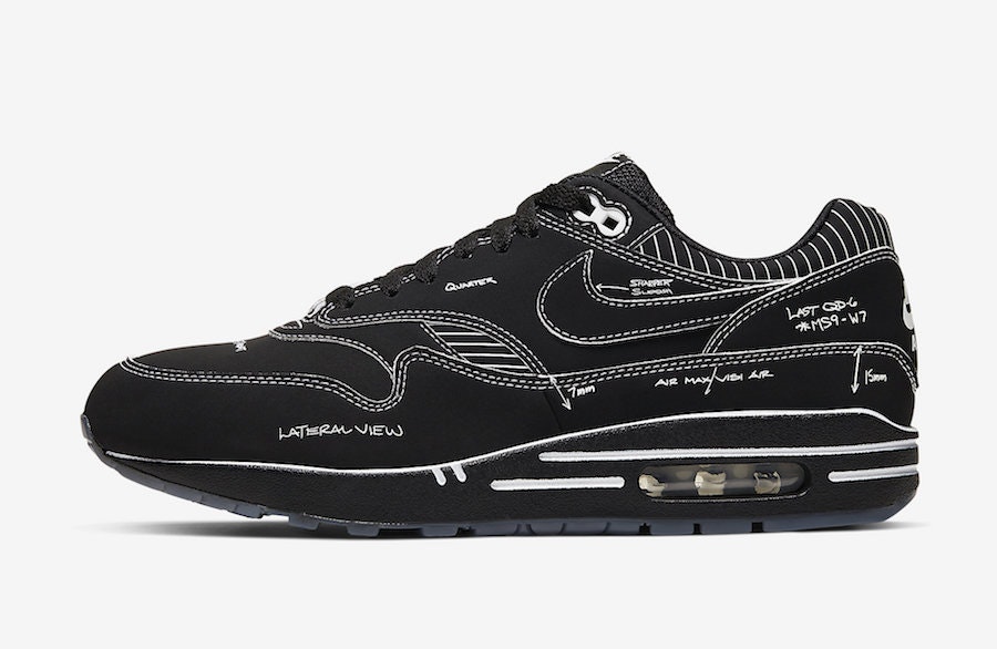 Nike Air Max 1 Tinker "Sketch to Shelf" (Black)