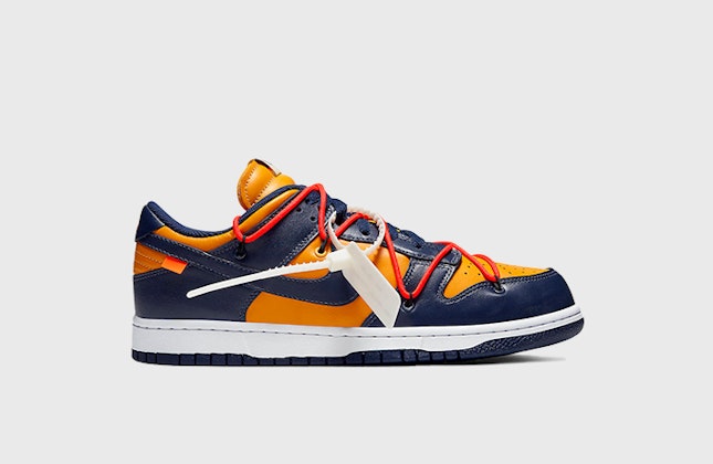 Nike x Off-White Dunk Low "Gold Navy" Nike x Off-White Dunk Low "Gold Navy"
