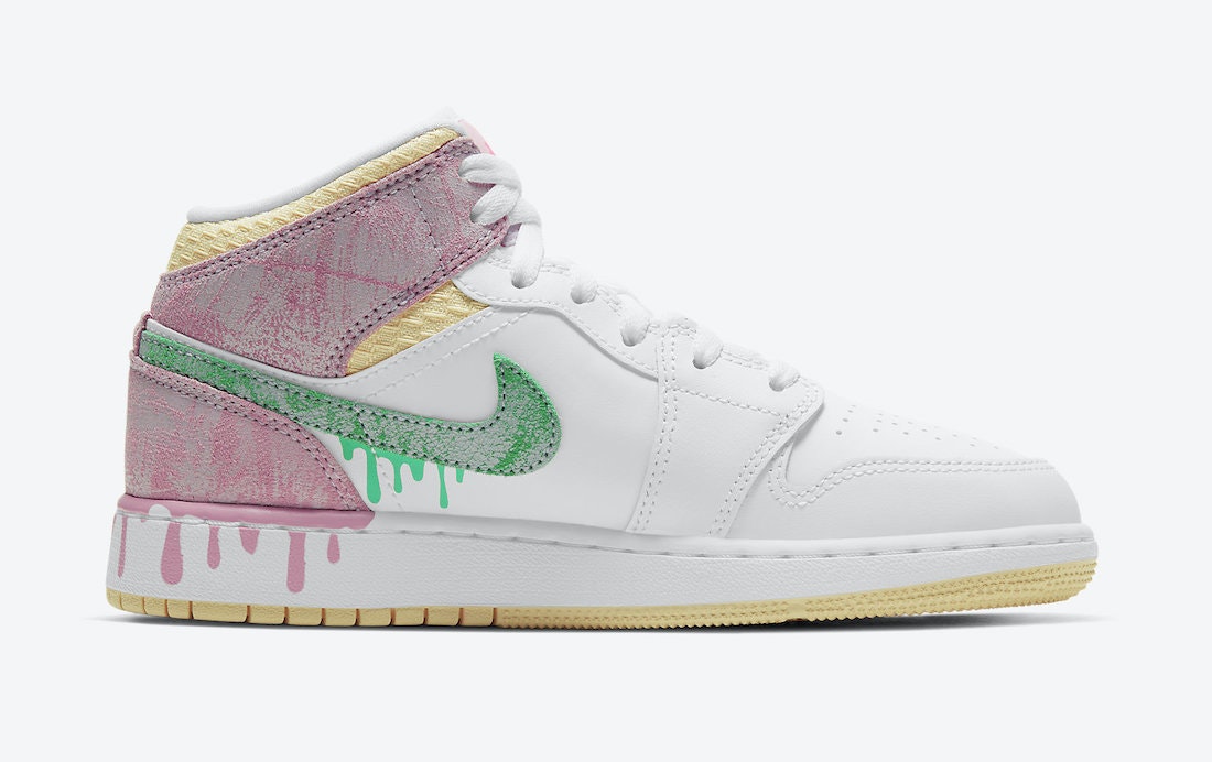 Air Jordan 1 Mid GS “Paint Drip”