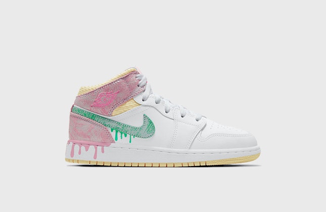 Air Jordan 1 Mid GS “Paint Drip”