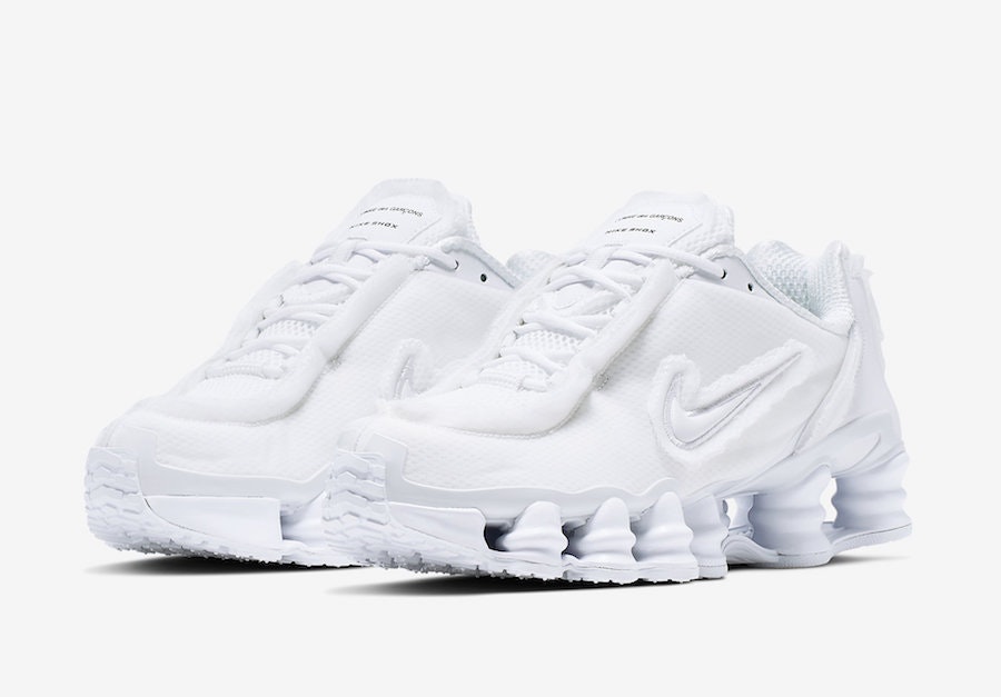 Comme des Garçons x Nike Shox TL "Triple White"